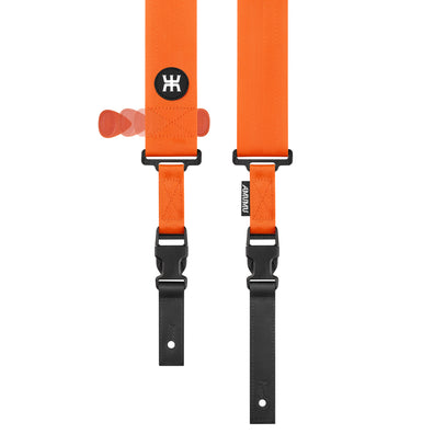 AMUMU SNAPLOCK Orange Guitar Strap ā Quick-Release, Heavy-Duty & Ultra Comfortable